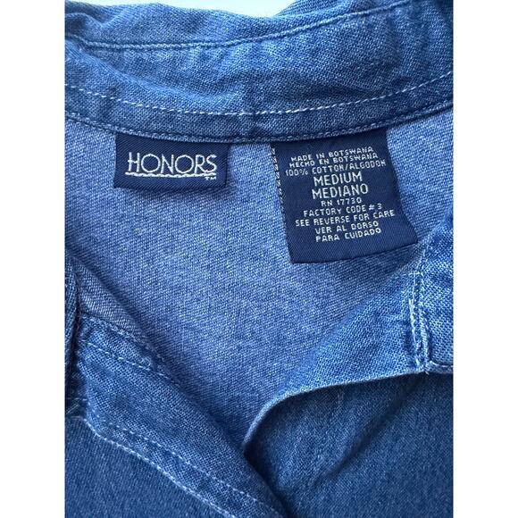 Vintage Honors Candy Cane Denim Shirt - Picture 6 of 6